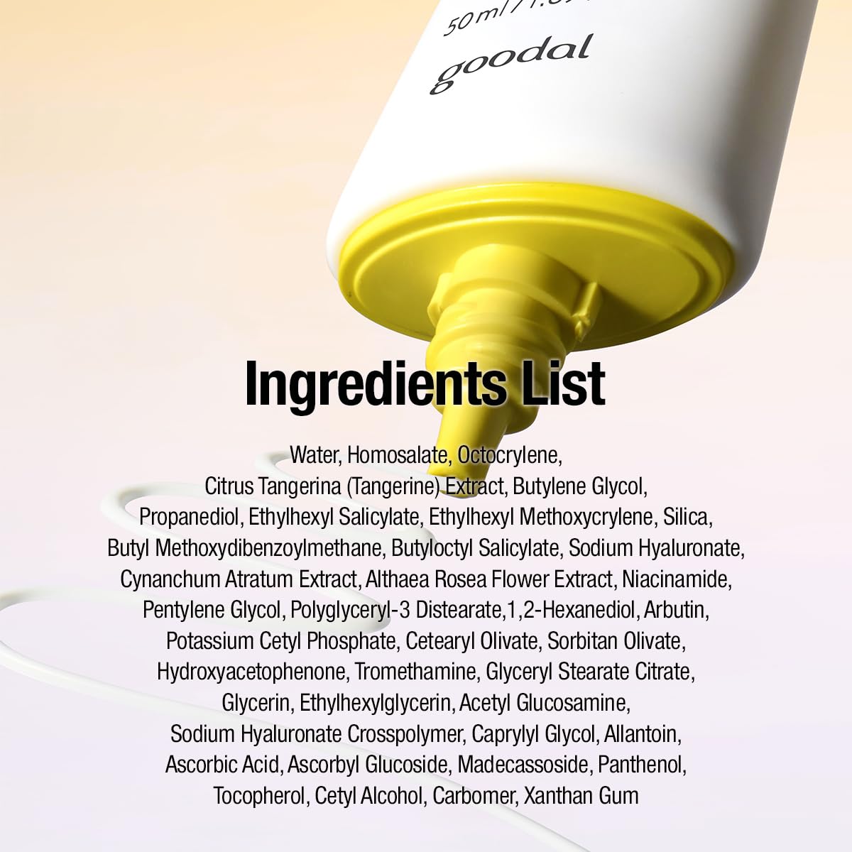 Goodal Green Tangerine Vita-C Dark Spot UV Defense Sunscreen SPF 50 | Daily Korean Sun Care