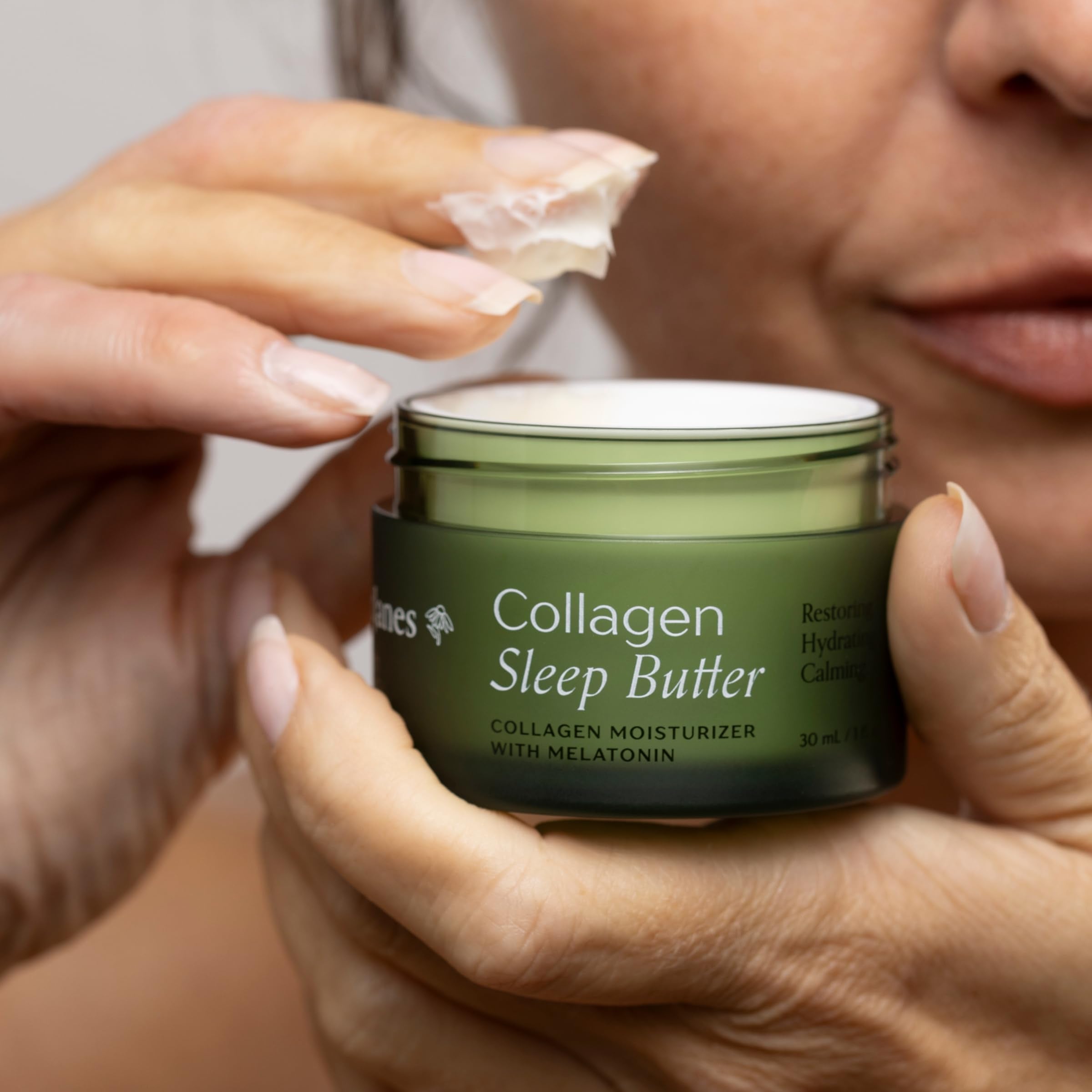GOODJANES Collagen Sleep Butter Night Cream – Vegan Collagen, Hyaluronic Acid & Melatonin