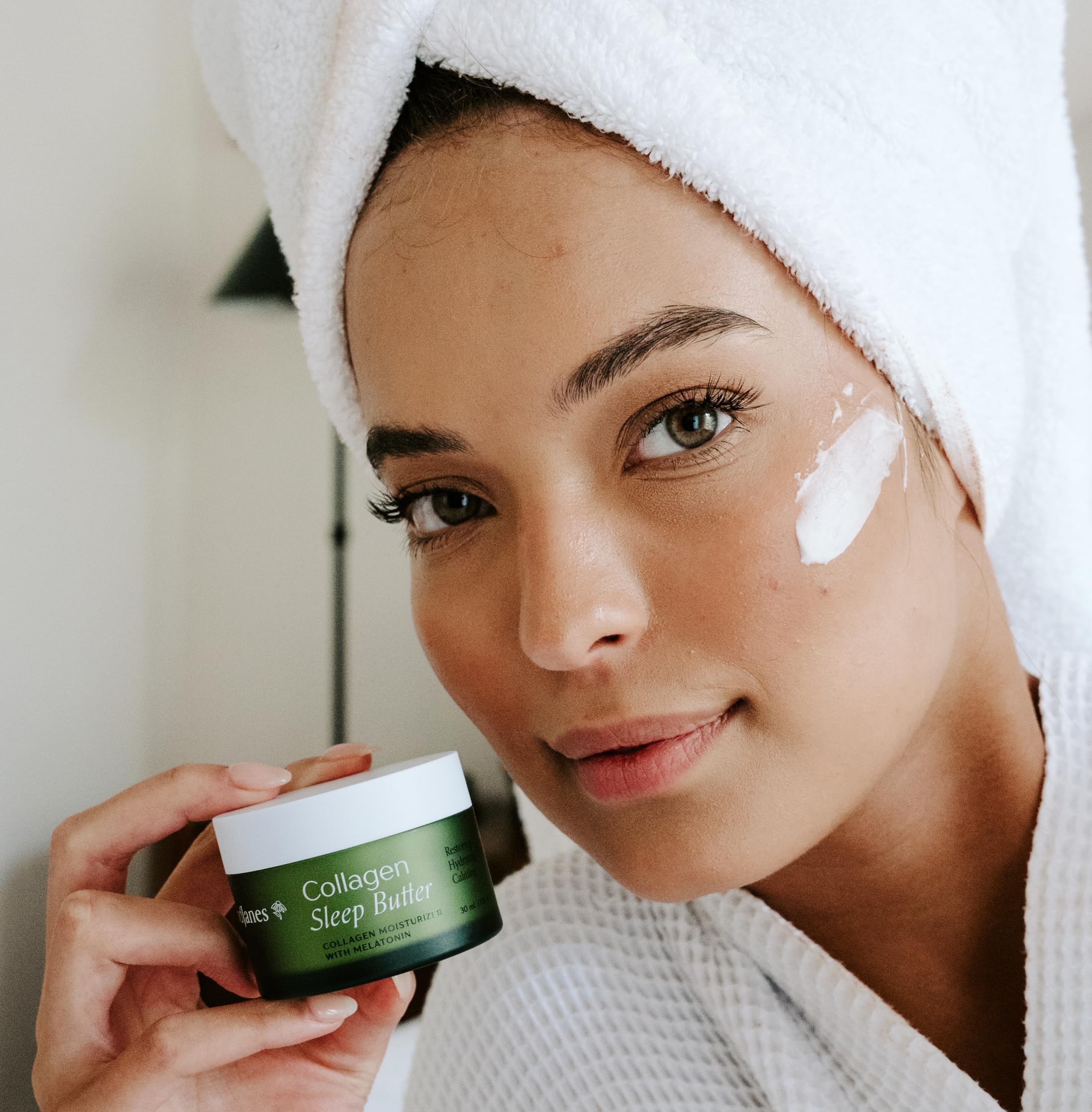 GOODJANES Collagen Sleep Butter Night Cream – Vegan Collagen, Hyaluronic Acid & Melatonin