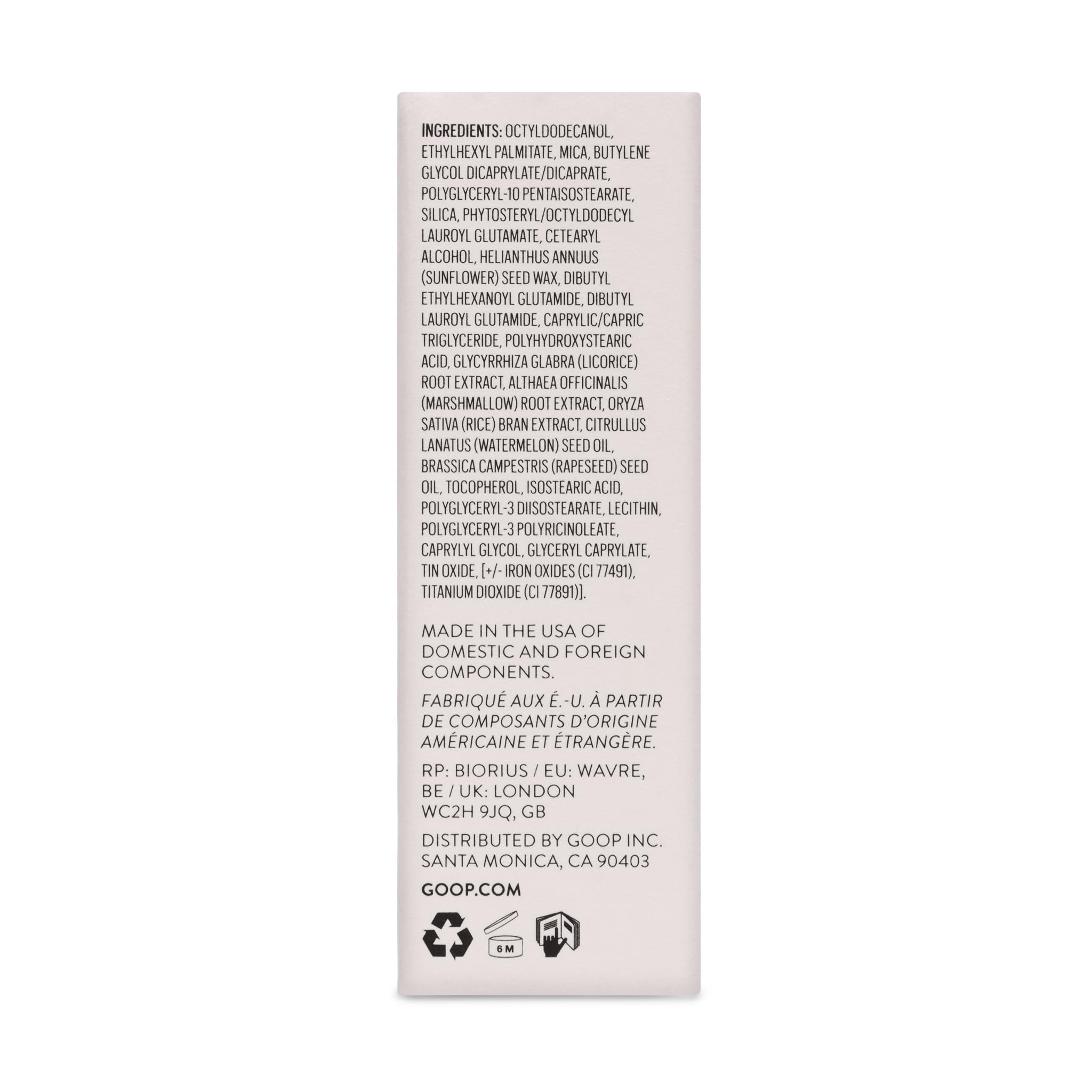 Goop Beauty Glow Skin Highlighter Stick – Pearlescent Champagne Glow, Multi-Use Gel Highlighter