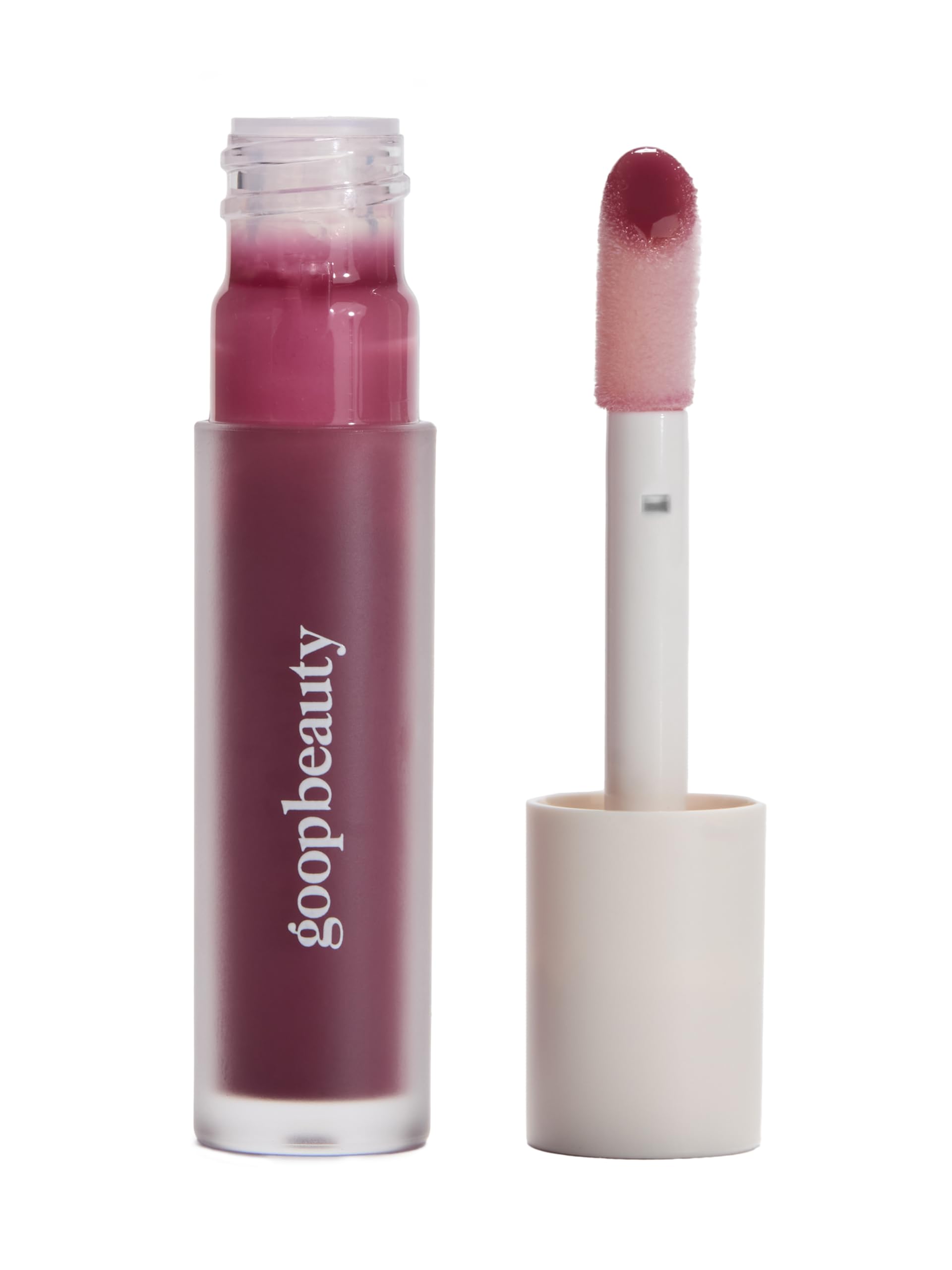 goop Beauty Hydra-Barrier Gel Gloss | Hydrating Lip Gloss with Hyaluronic Acid & Vitamin E – Lilac Sheer Amethyst (0.13 oz)