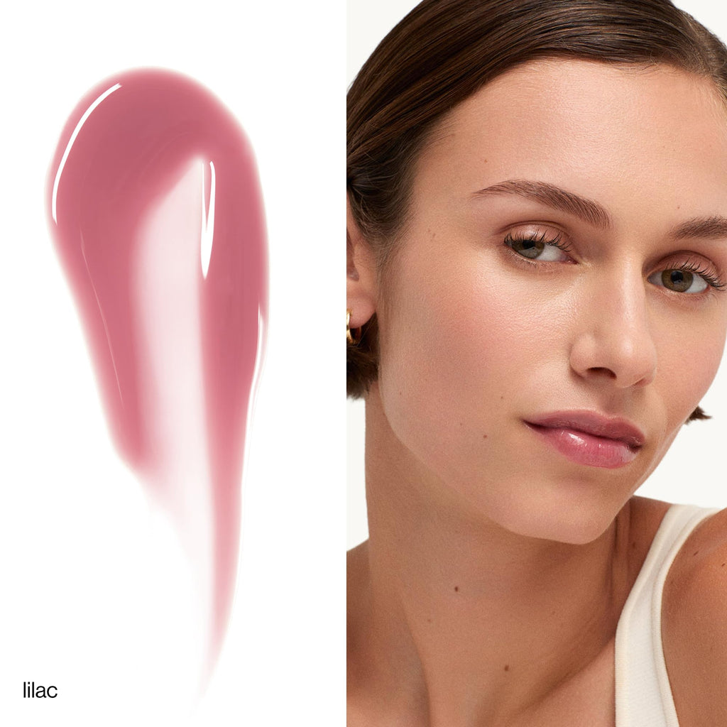 goop Beauty Hydra-Barrier Gel Gloss | Hydrating Lip Gloss with Hyaluronic Acid & Vitamin E – Lilac Sheer Amethyst (0.13 oz)