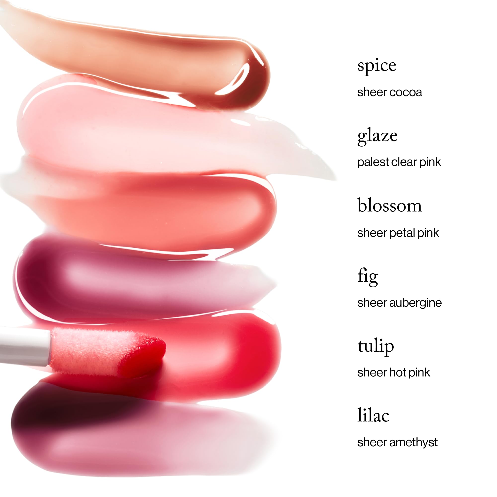 goop Beauty Hydra-Barrier Gel Gloss | Hydrating Lip Gloss with Hyaluronic Acid & Vitamin E | Glaze - Palest Clear Pink | 0.13 oz