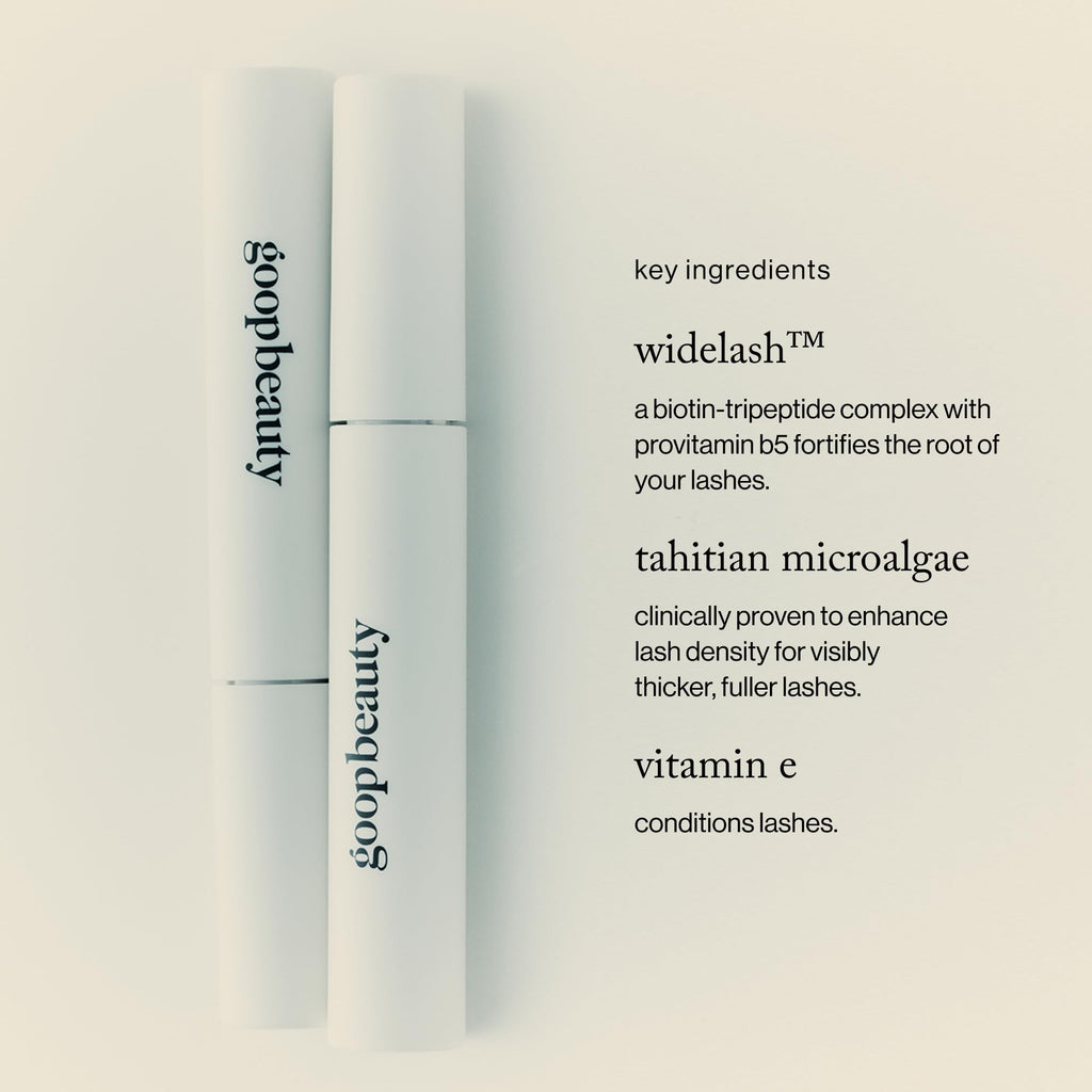 goop Beauty Featherlash Lifting Mascara — Clean, Volumizing & Lengthening Lash Serum, 0.15 fl oz