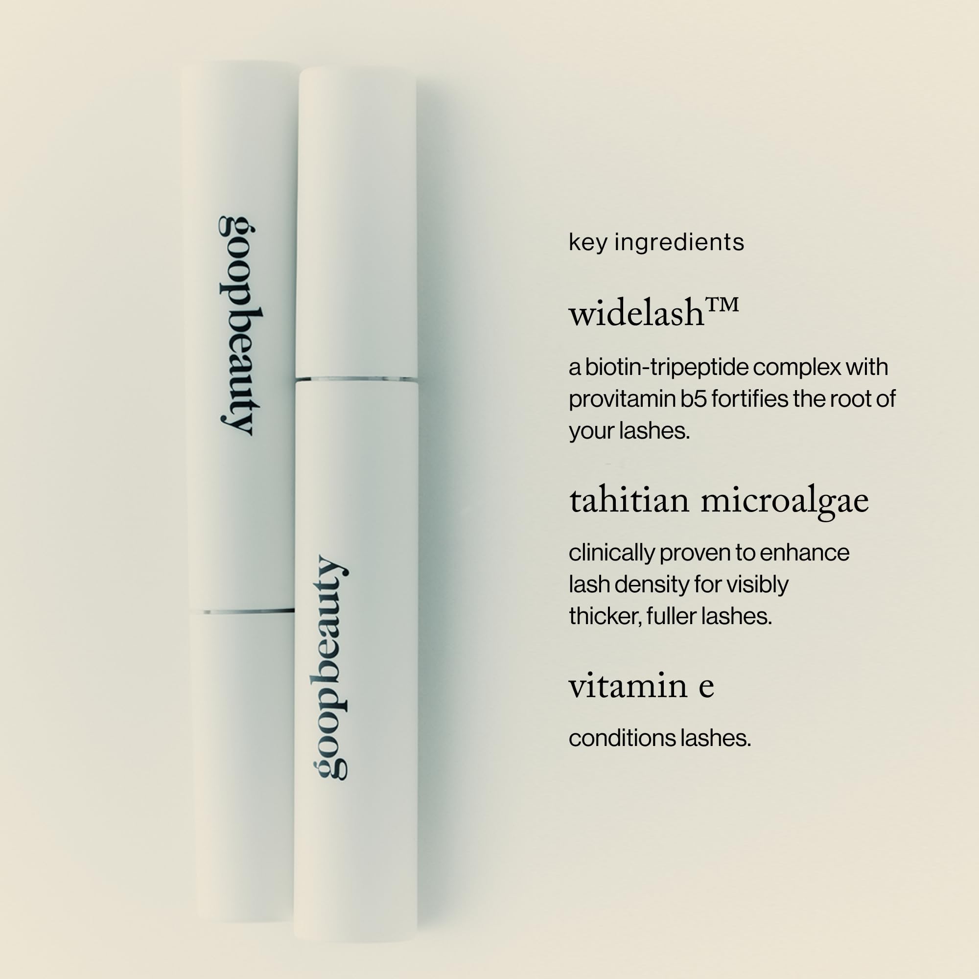 goop Beauty Featherlash Lifting Mascara — Clean, Volumizing & Lengthening Lash Serum, 0.15 fl oz