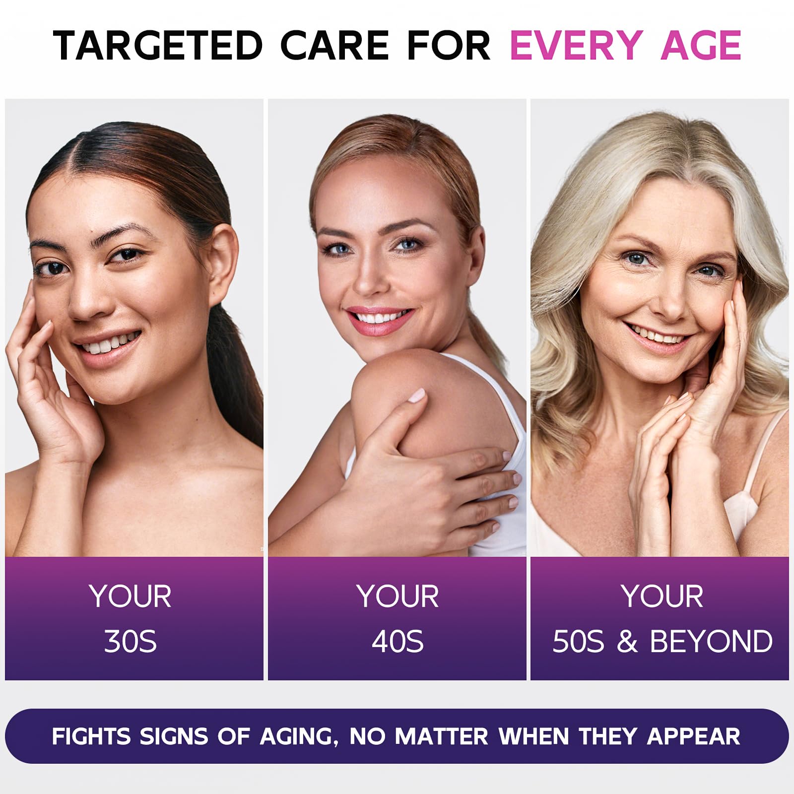GOOSURE Neck Firming Cream with Roller – Multi-Peptide, Retinol & Hyaluronic Acid, 4.3 oz