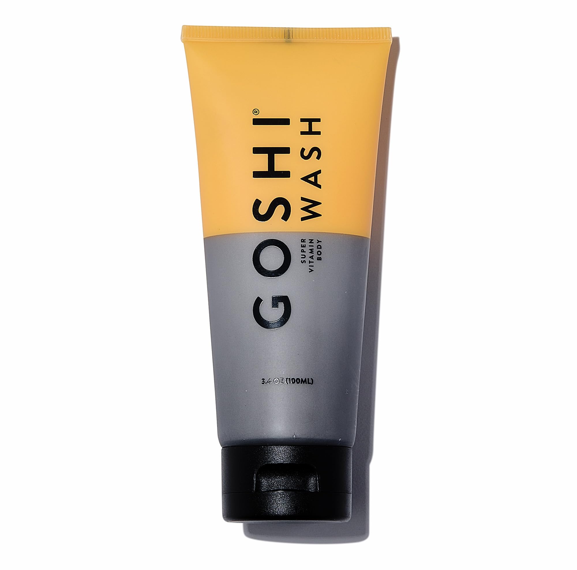 GOSHI Super Vitamin Body Wash 3.4 oz – pH-Balanced Exfoliating Cleanser for All Skin Types