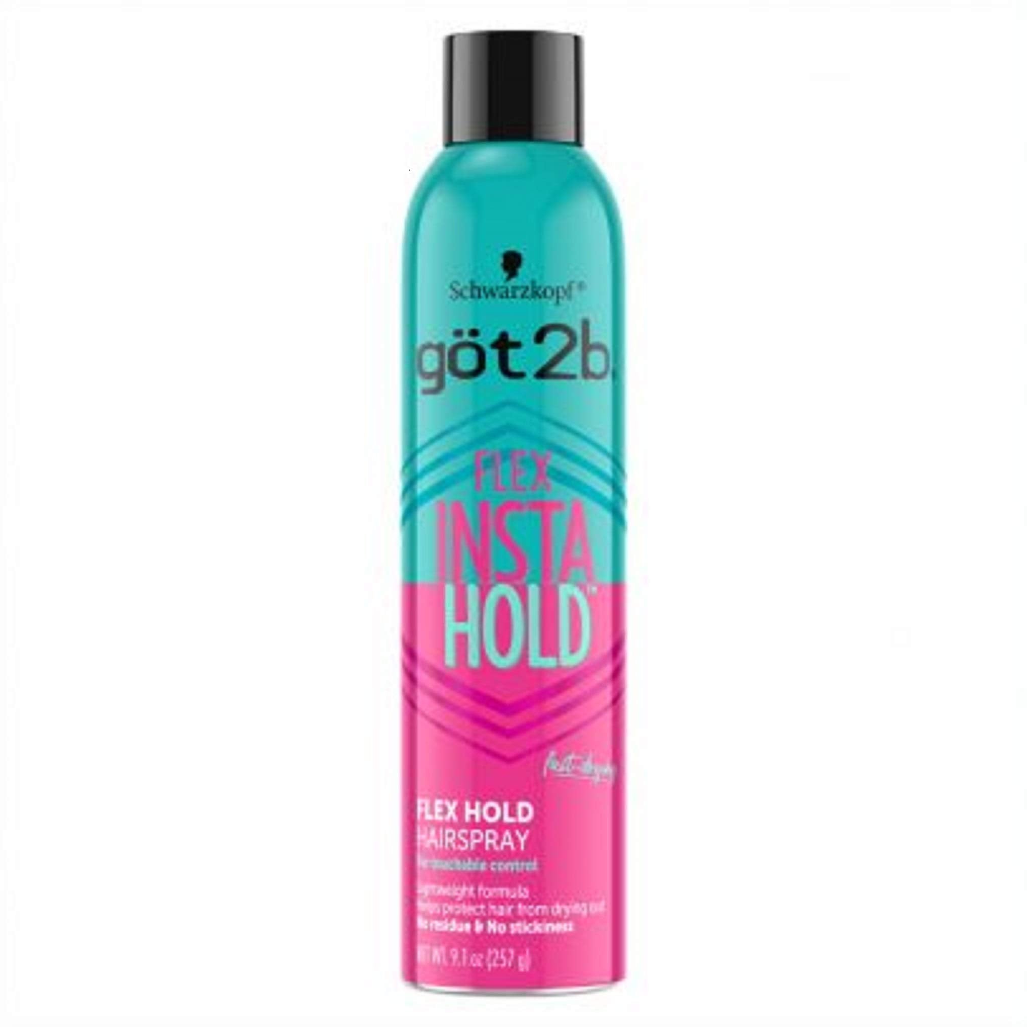 Got2b Insta Hold Flex Hold Hairspray – 9.1 oz | Lightweight, Fast-Drying Hold