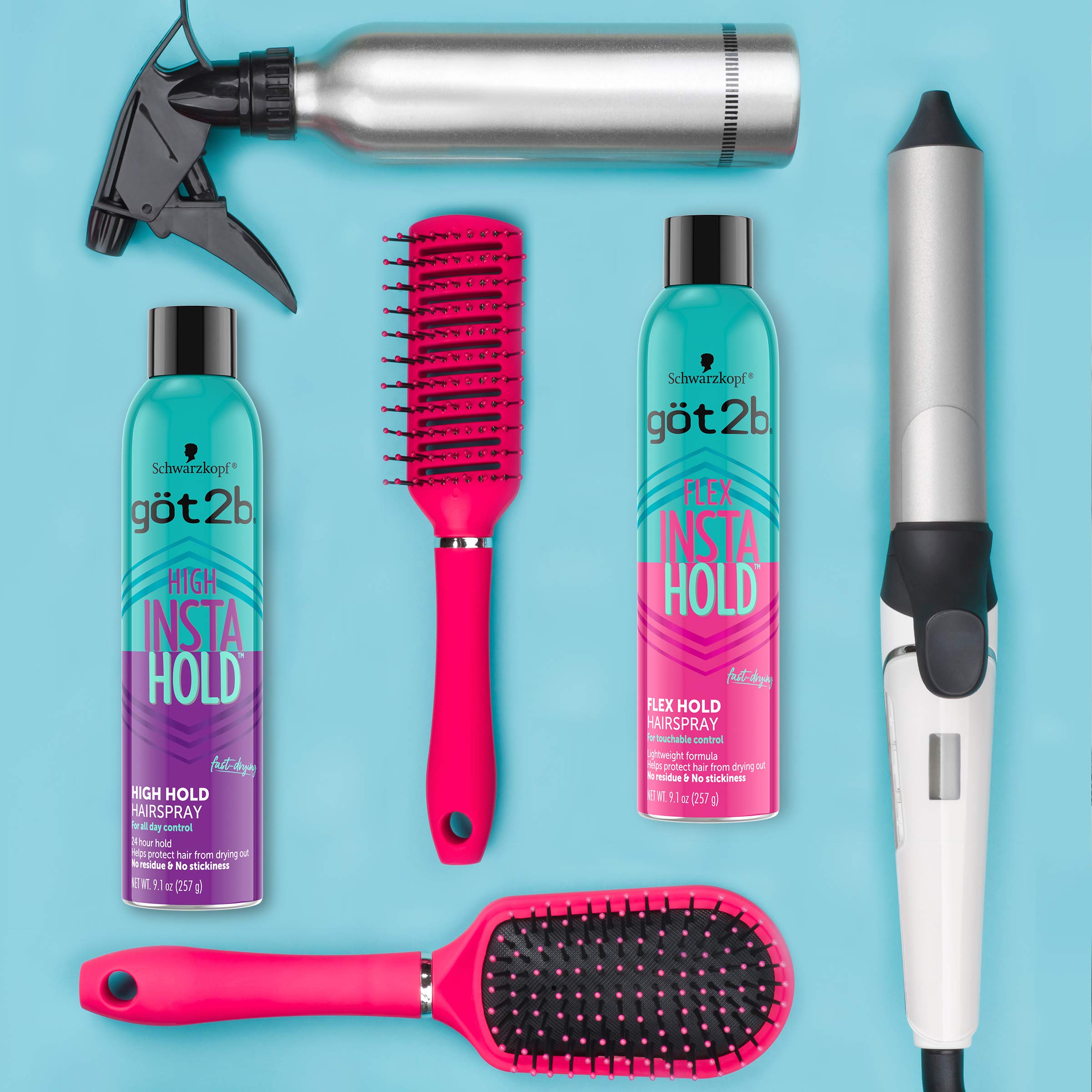Got2b Insta Hold Flex Hold Hairspray – 9.1 oz | Lightweight, Fast-Drying Hold