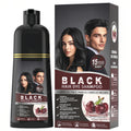 gowwim Black Hair Dye Shampoo | Plant-Based Instant Gray Coverage