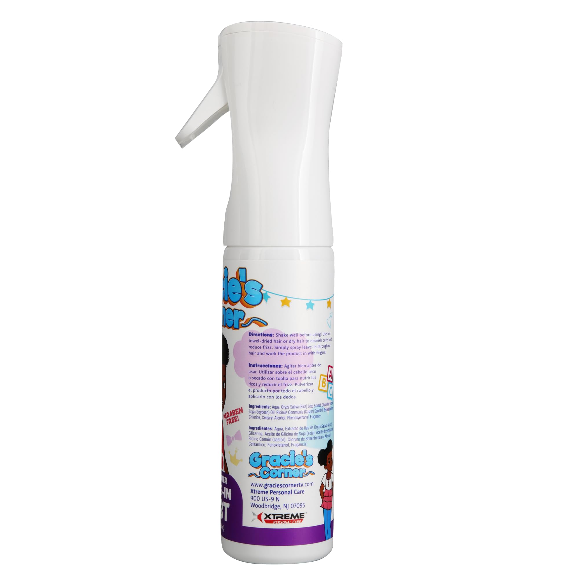 Gracie's Corner Rice Water Leave-In Mist 10oz – Nourish Curls & Tame Frizz