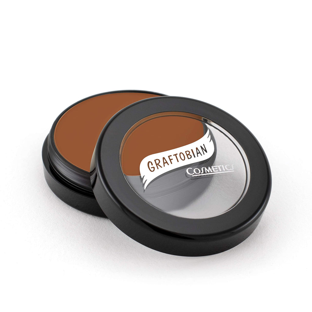 Graftobian HD Glamour Creme Foundation | 65 Shades, Weightless Full Coverage, Warm Umber (1/2oz)