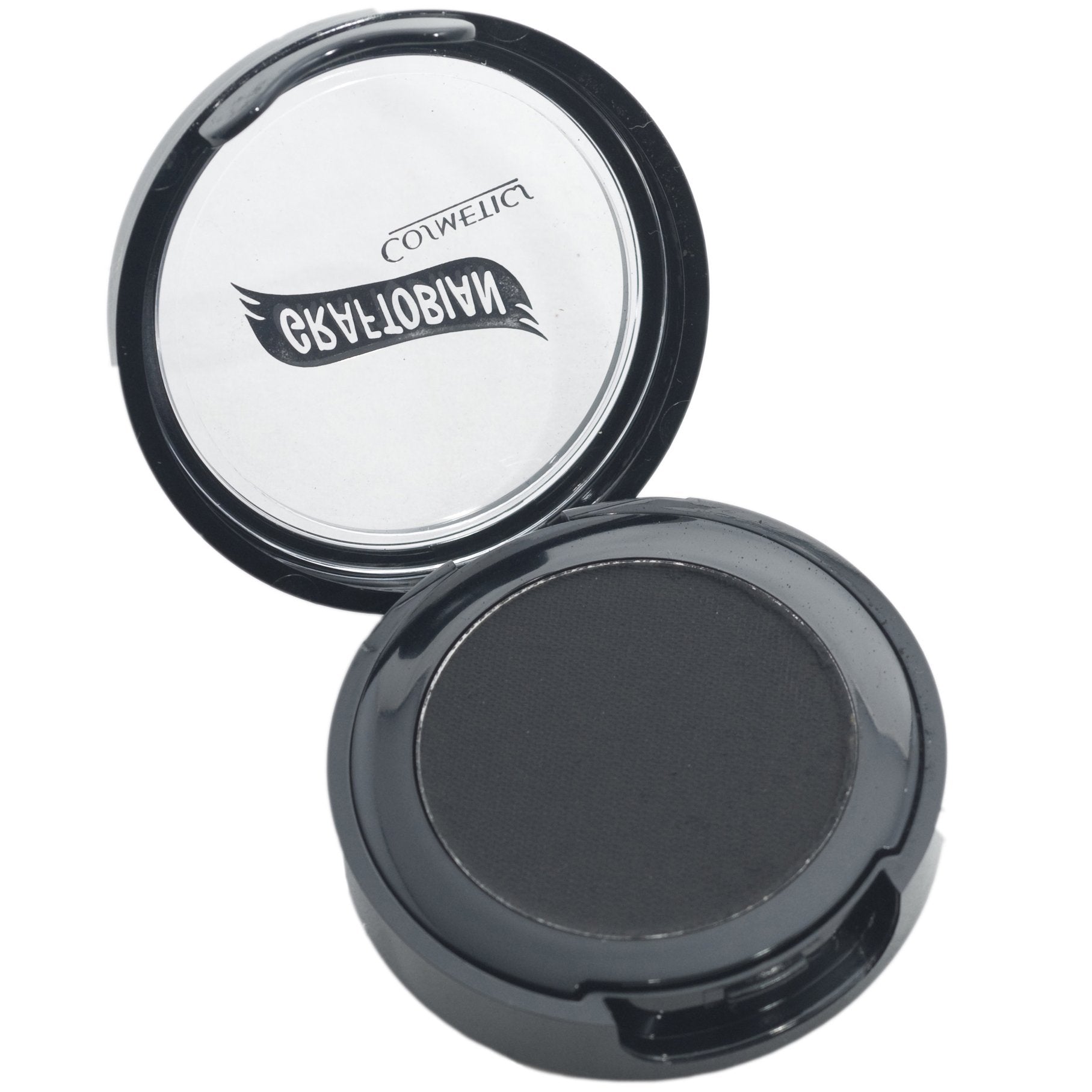 Graftobian Jet Black Cake Eyeliner – Smudge-Proof, Long-Lasting Water-Activated Powder