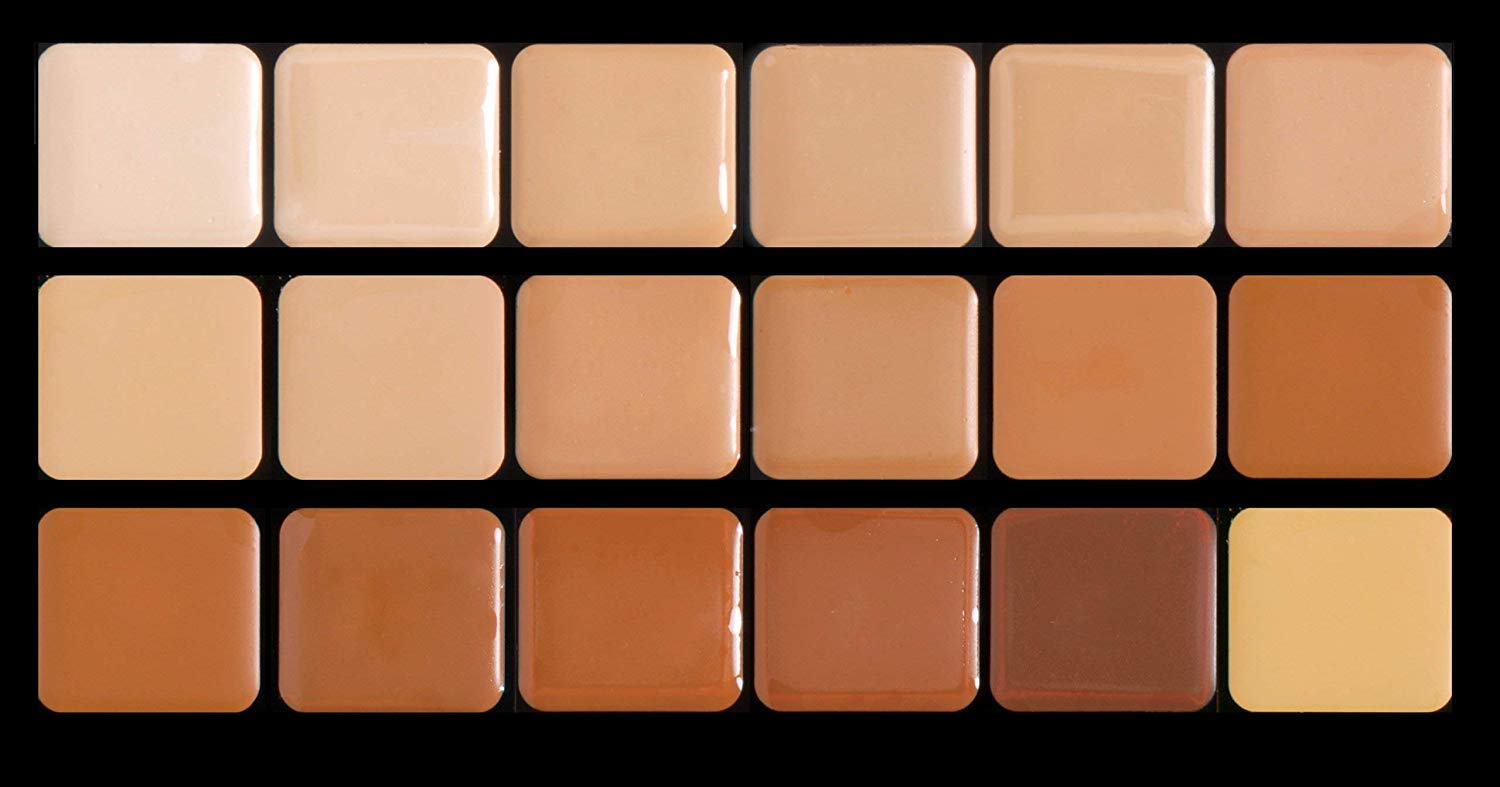 Graftobian HD Glamour Creme Foundation Warm Super Palette – 18 Warm Shades