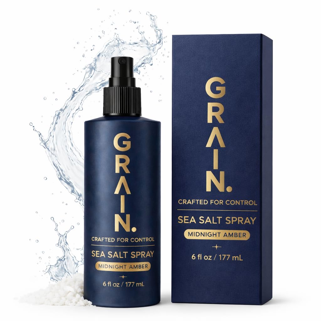Grain Sea Salt Spray for Men — Texturizing, Volumizing Hair Spray with Lightweight Hold | 6oz/177mL