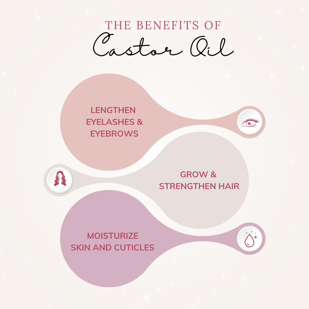 Grandma Flo's Naturals Organic Castor Oil with Rose Quartz Roller – 50ml