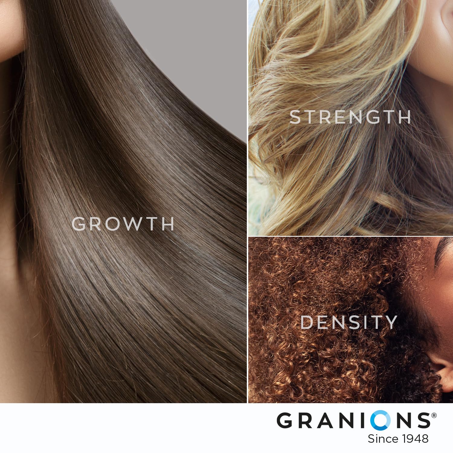 Granions Hair Growth Powder – Strength, Thickness & Density for Women & Men