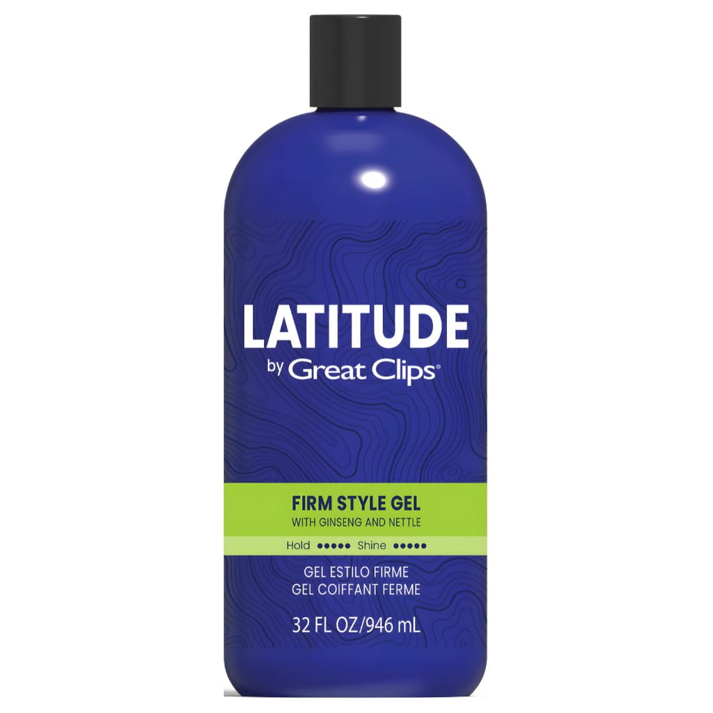 GREAT CLIPS LATITUDE Firm Style Gel – High Hold + High Shine (32oz)