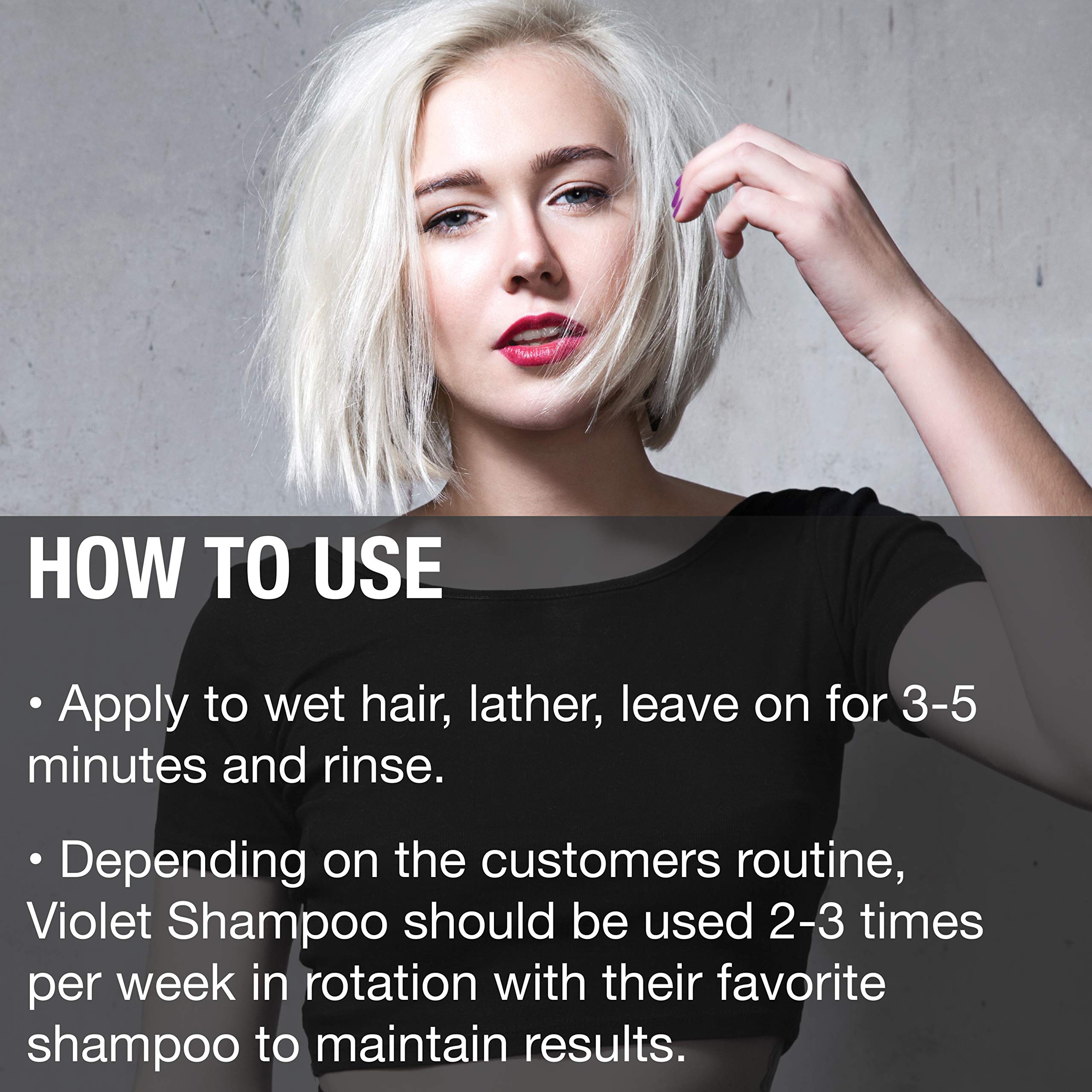 GREAT CLIPS Solutions Violet Shampoo, 10oz | Toning Shampoo for Blonde, Gray & White Hair