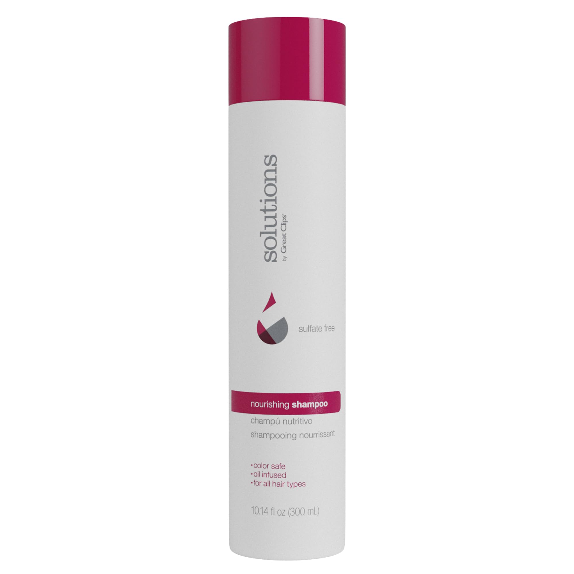 GREAT CLIPS Nourishing Shampoo with Argan Oil – Sulfate Free, 10oz, Color-Safe