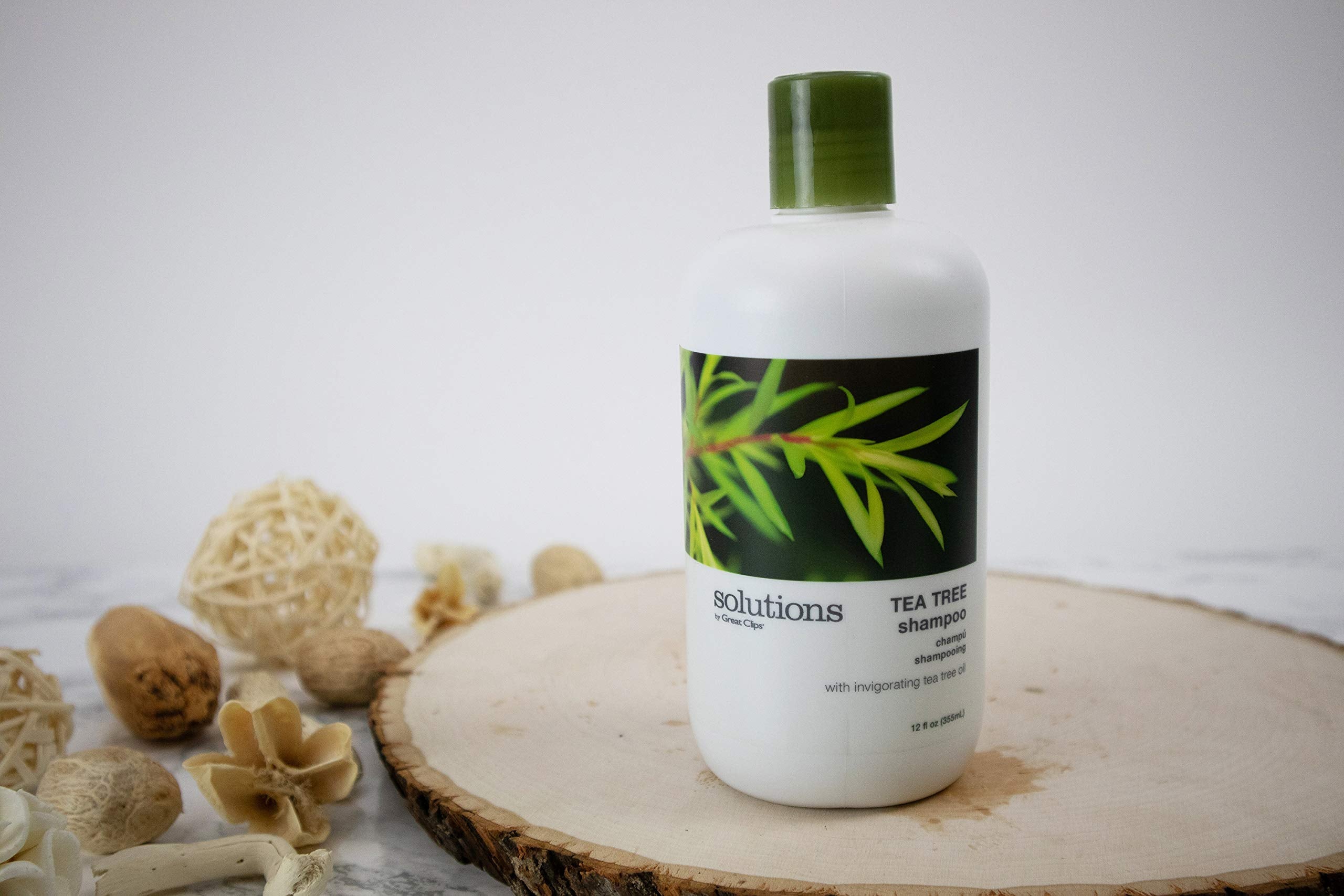 GREAT CLIPS Tea Tree Shampoo 12 fl oz | Hydrates, Invigorates Scalp for All Hair Types