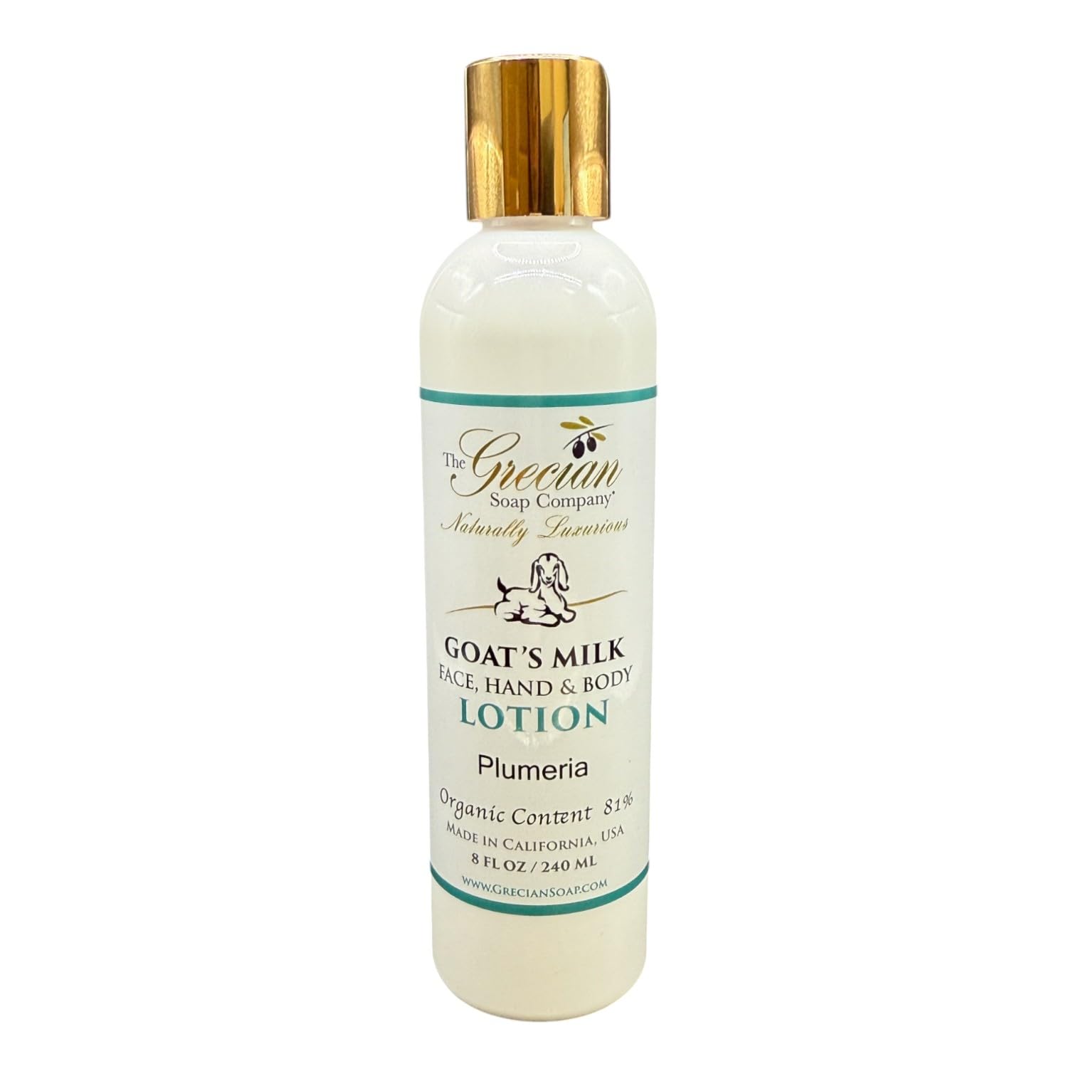 The Grecian Soap Company GM Lotion Plumeria – Goat Milk Moisturizer