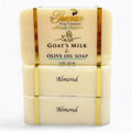 The Grecian Soap Company Goat Milk & Olive Oil Bar 3-Pack – Almond Scent, Natural Moisturizing Soap, Made in USA