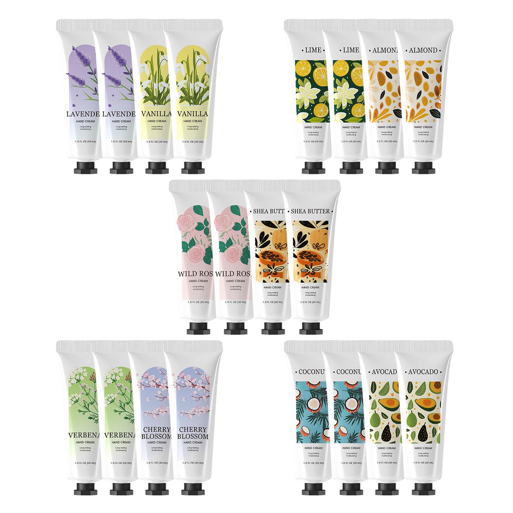 Green Canyon Spa Hand Cream 20-Pack – Mini Travel Lotions Gift Set
