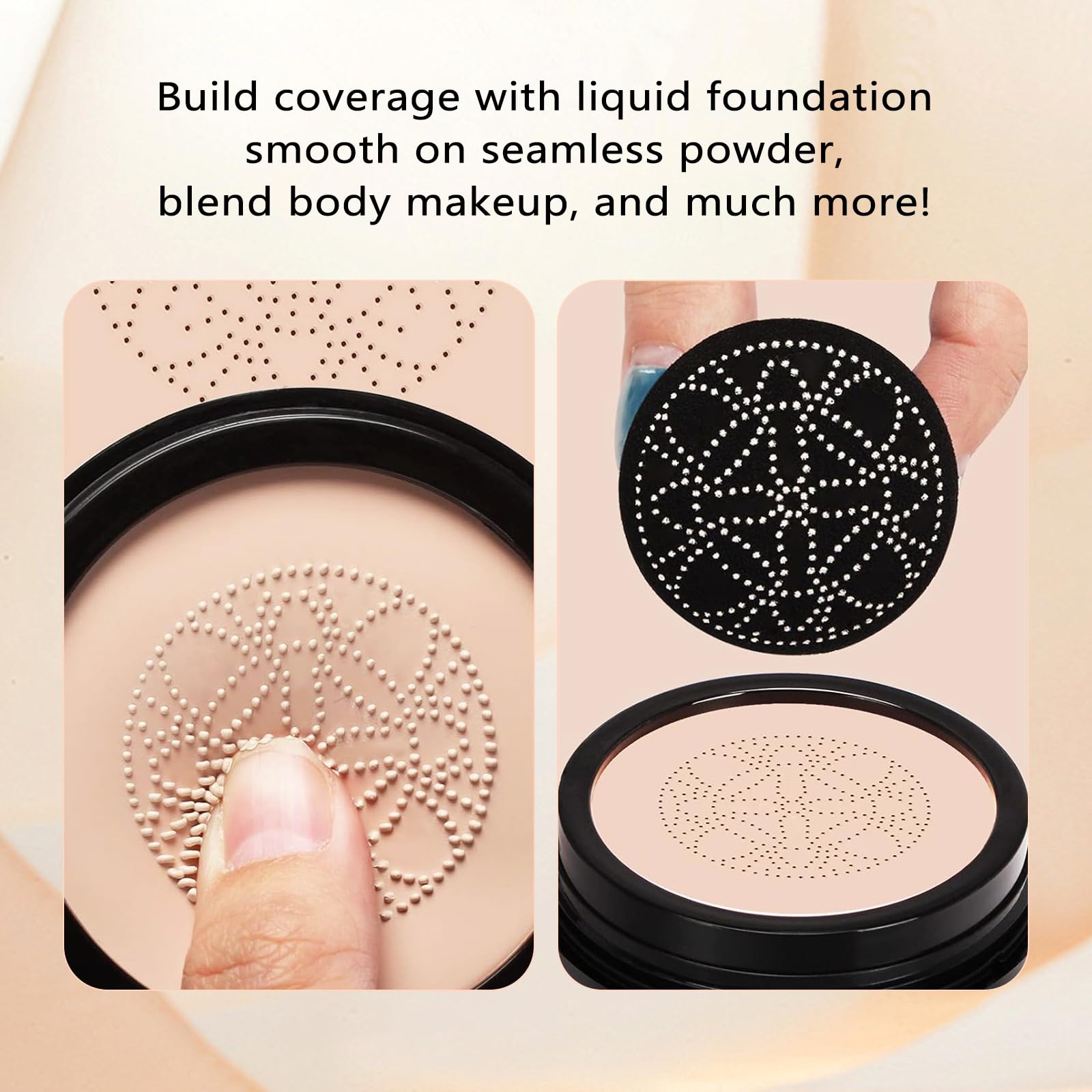 Green Tomato Luvie Glow Foundation Cushion – Hydrating, Buildable Coverage (Warm, 0.64 oz)