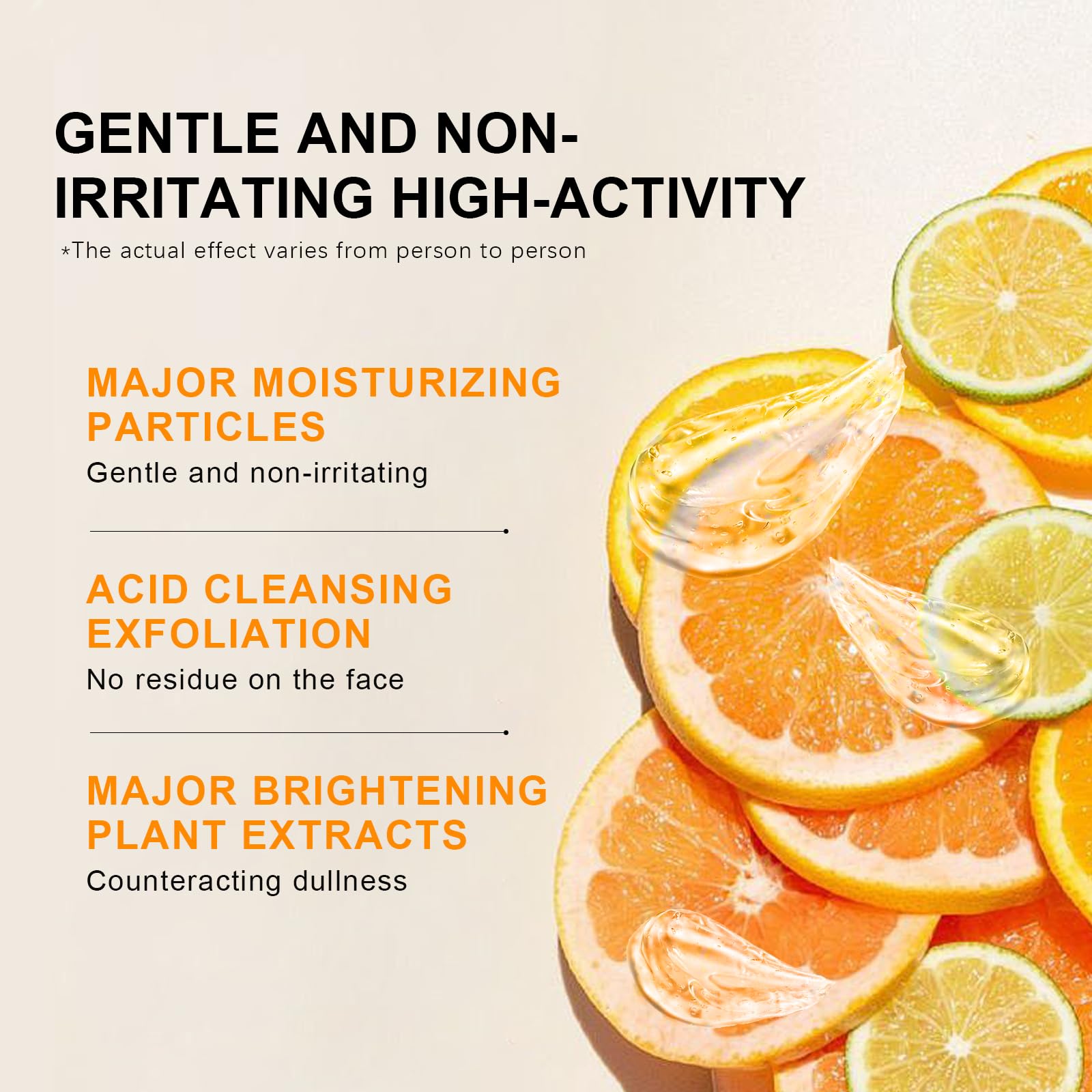 Green Tomato Orange Exfoliating Gel – 2Pcs Face & Body Scrub for Deep Pore Cleansing