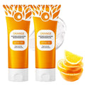 Green Tomato Orange Exfoliating Gel – 2Pcs Face & Body Scrub for Deep Pore Cleansing