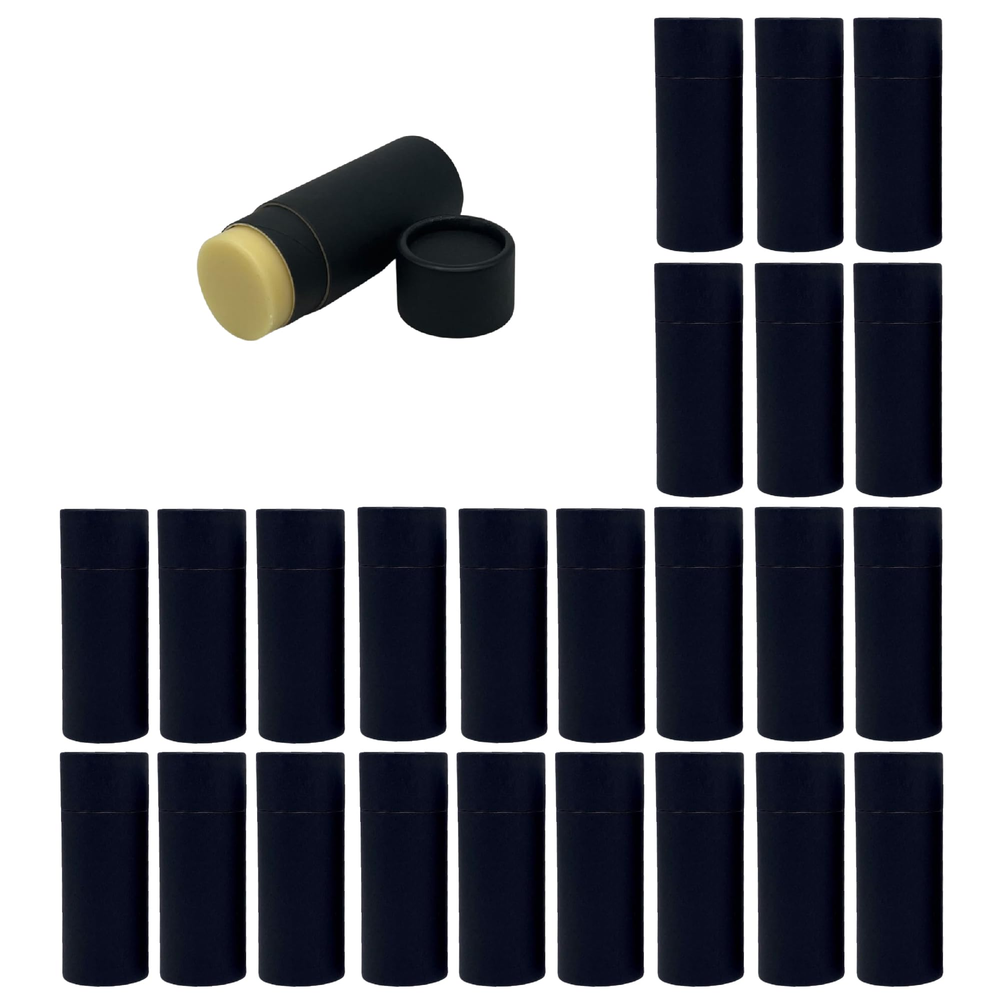 GreenWay Kraft Paperboard Deodorant Tubes – 25-Pack, 2.5oz/70ml