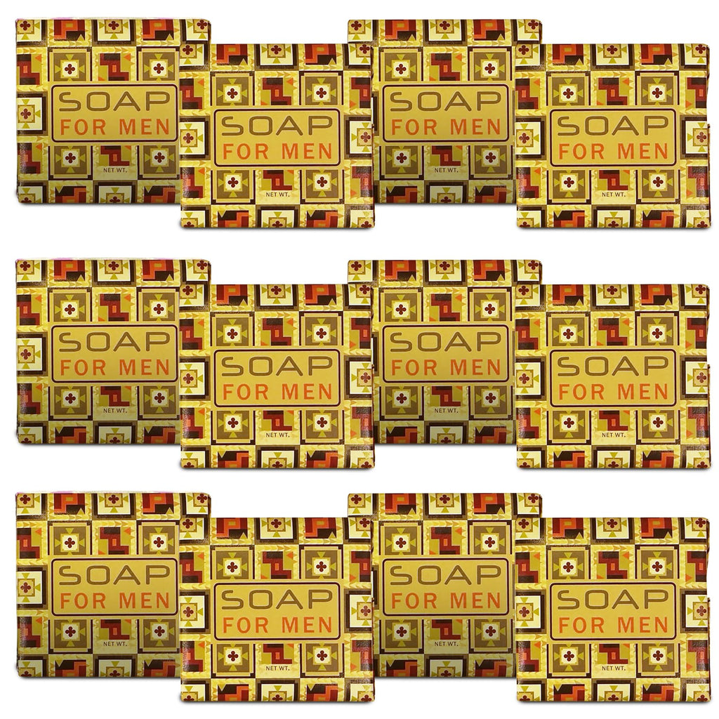 Greenwich Bay Trading Company 12-Pack 1.9oz Botanical Soap Bars for Men