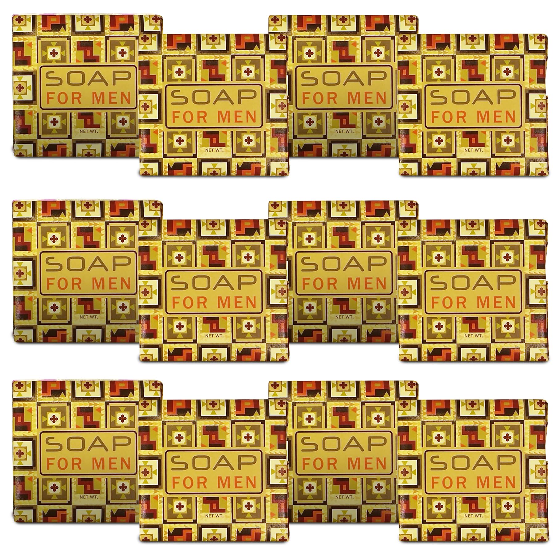 Greenwich Bay Trading Company 12-Pack 1.9oz Botanical Soap Bars for Men