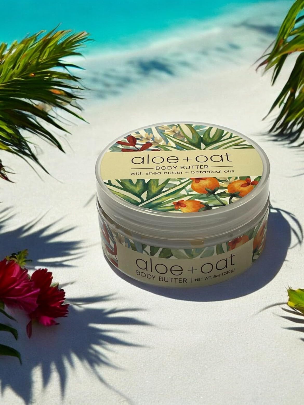 Greenwich Bay Aloe Oat Body Butter | Luxurious Hydration with Aloe Vera & Oat Extract | 8 oz