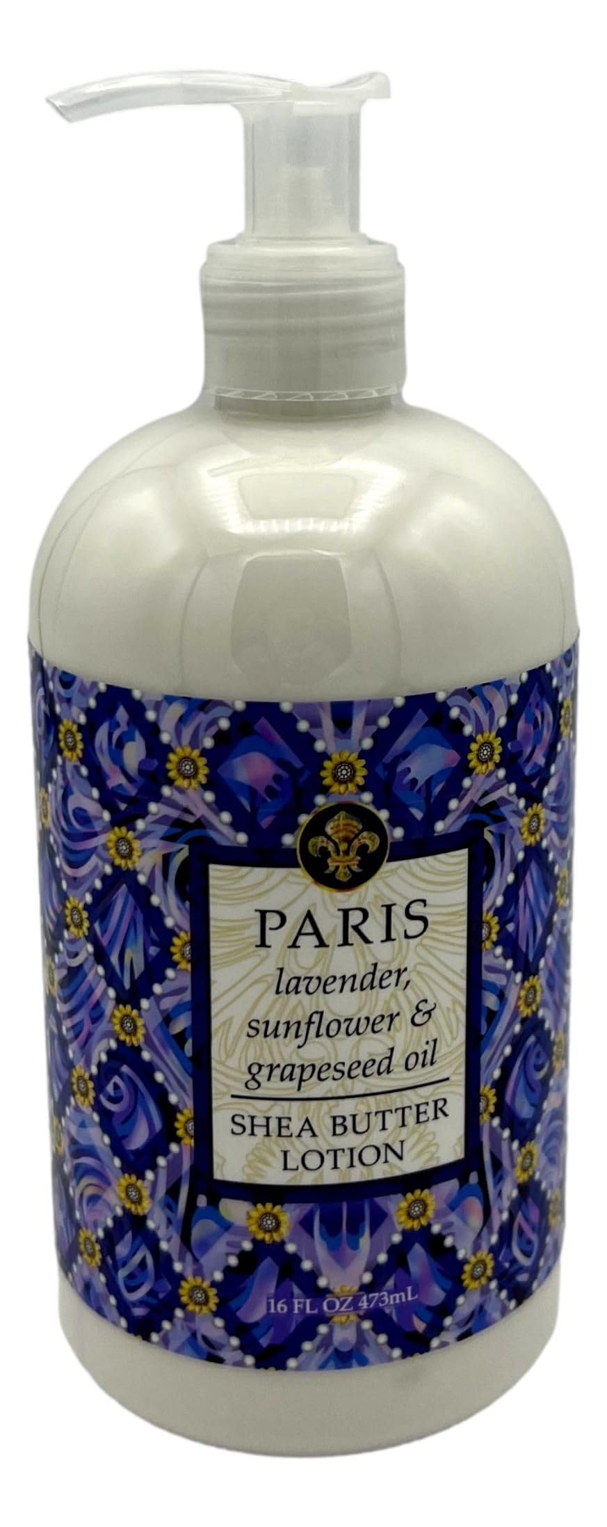 Greenwich Bay Paris Lavender Hand Soap & Shea Butter Lotion Set – 16 oz Each
