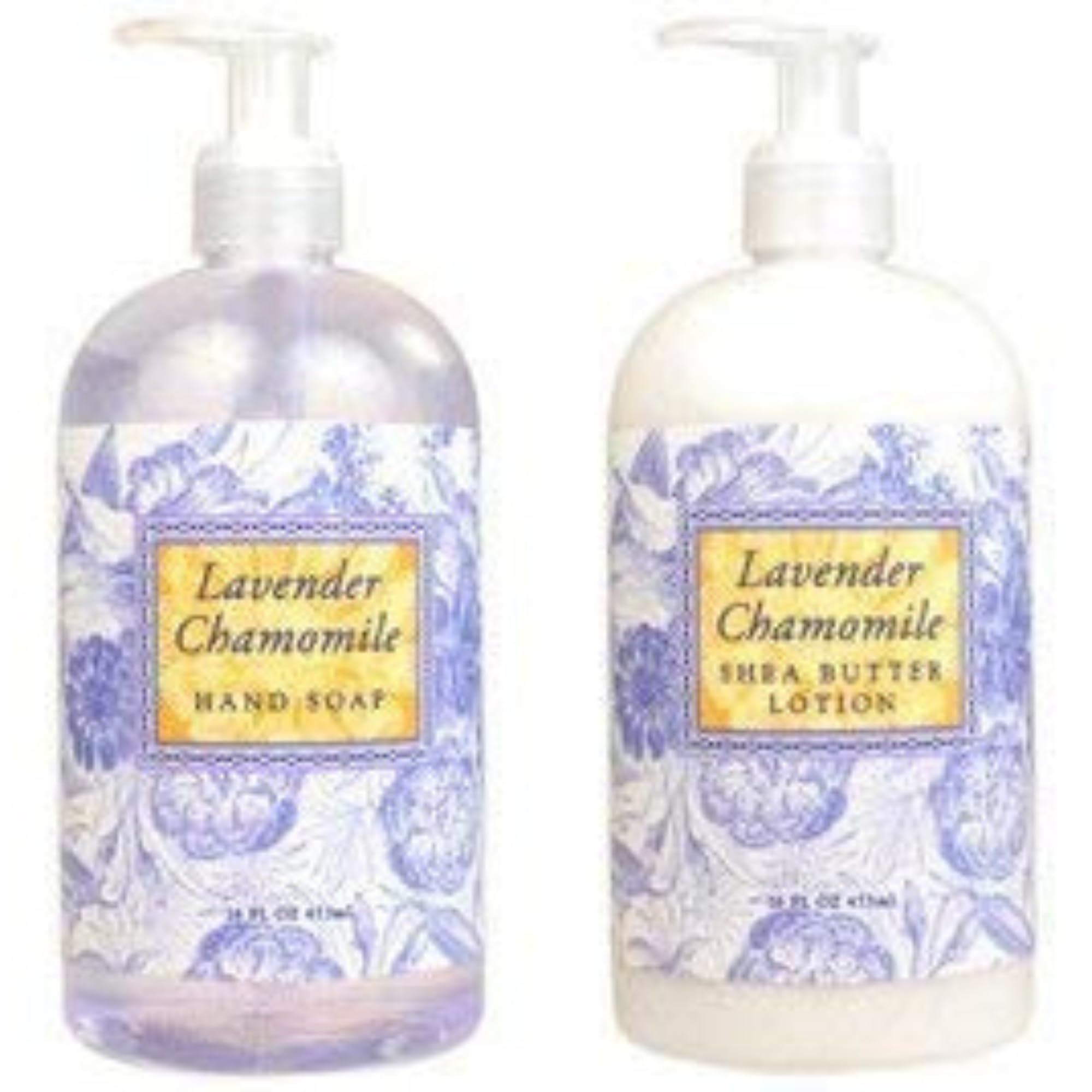 Greenwich Bay Lavender Chamomile Hand Soap & Lotion – 16 oz Duo (2-Pack)