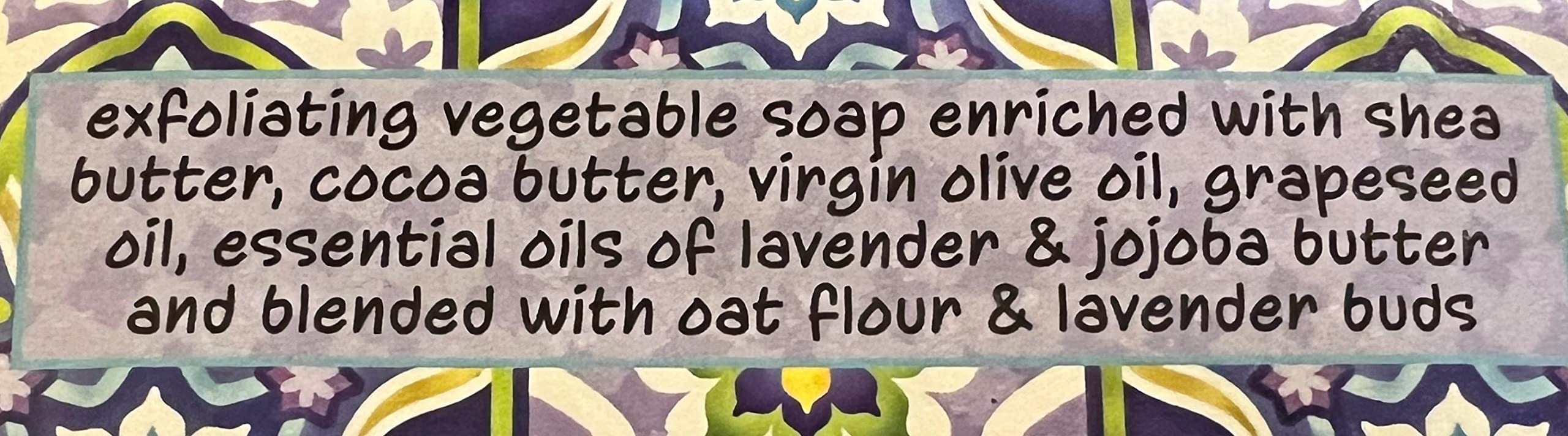 Greenwich Bay Trading Co. Lavender & Jojoba Shea Butter Soap — Set of 3 Bars (6.4 oz each)