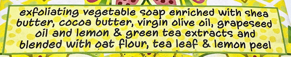 Greenwich Bay Trading Co Lemongrass & Tea Shea Butter Soap — Set of 3 Bars (6.4 oz each)