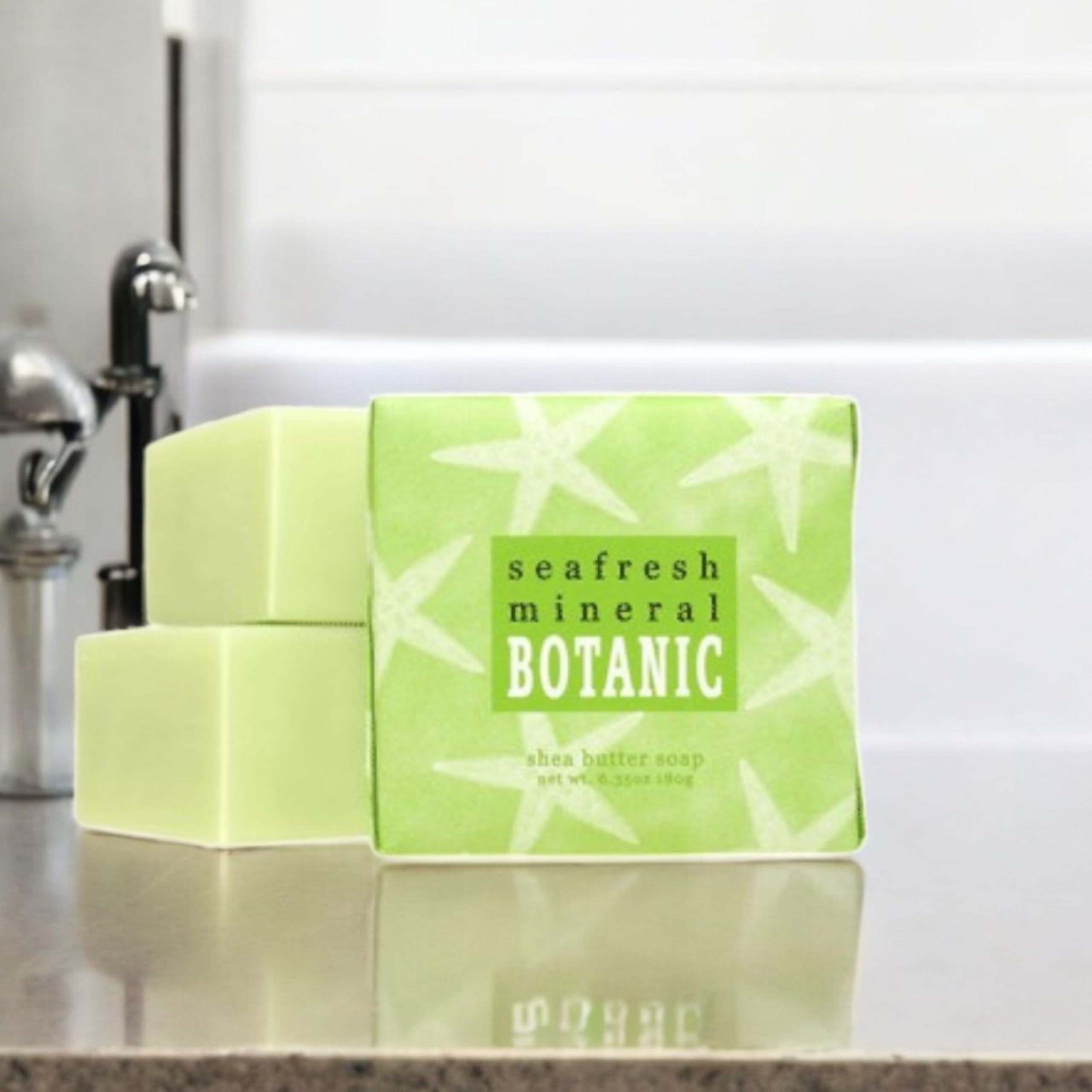 Greenwich Bay Mini Botanical Soap Bars – 12 Pack Travel-Size Seafresh Mineral Scent
