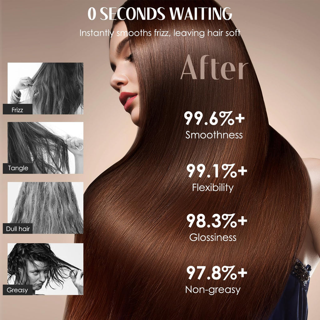 GREEONIL Hair Oil with Argan Oil & Vitamin E | Frizz Control, Shine, Hydration