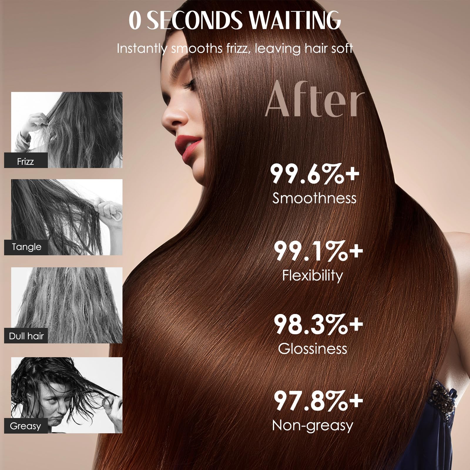 GREEONIL Hair Oil with Argan Oil & Vitamin E | Frizz Control, Shine, Hydration