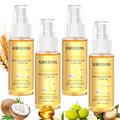 GREEONIL Nourishing Hair Oil with Argan, Coconut & Olive Oils – Frizz Control & Shine (4 Pack)