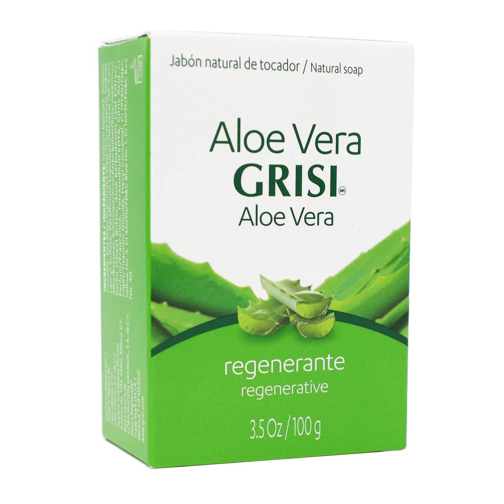 Grisi Aloe Vera Soap 6-Pack – Moisturizing Bar with Humederm