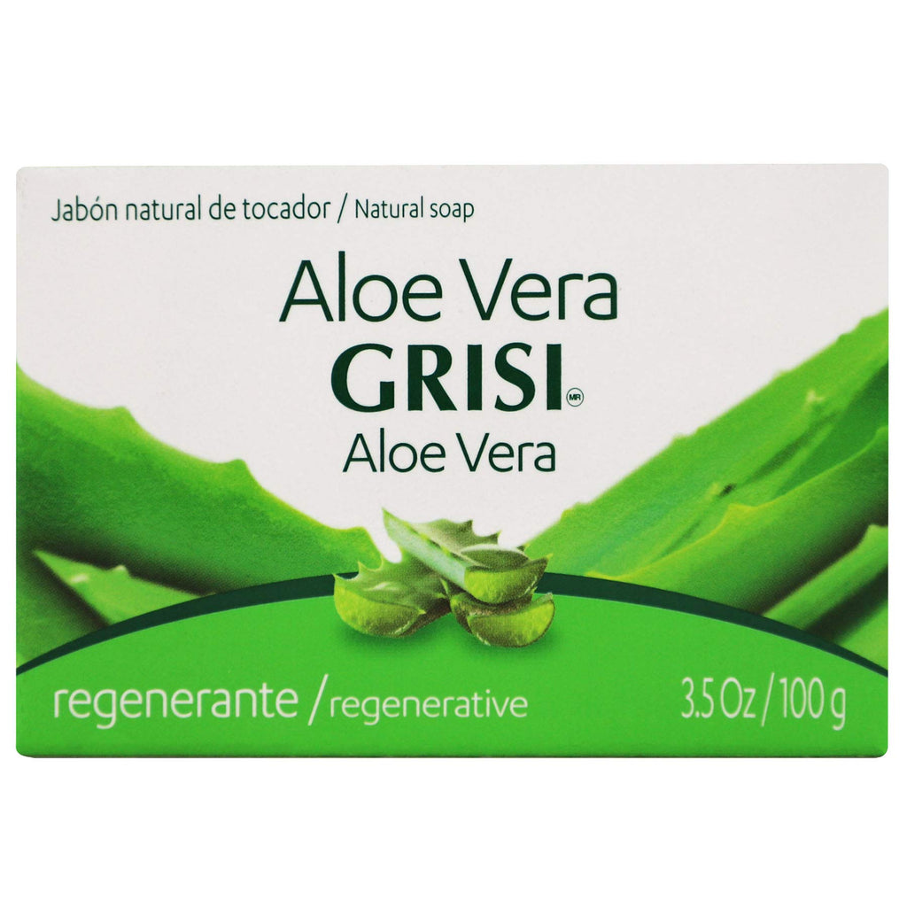 Grisi Aloe Vera Soap 6-Pack – Moisturizing Bar with Humederm