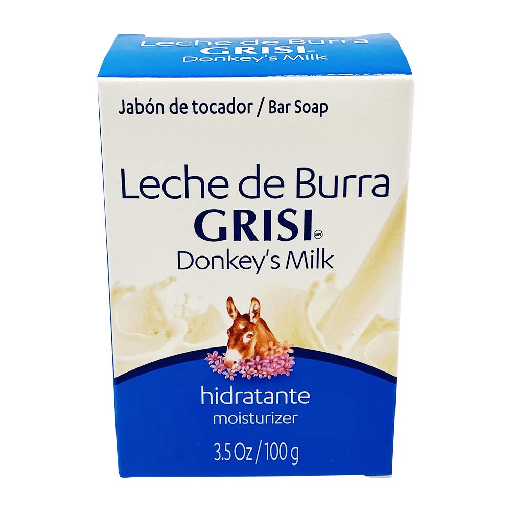 Grisi Donkey's Milk Soap 12-Pack | Hydrating Bars with Milk Proteins (3.5 oz each)