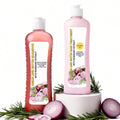 GROEI Onion Biotin & Rosemary Shampoo & Treatment Set – Strengthen Roots, Repair Damage, Boost Shine (16.78 Fl oz / 496 ml)