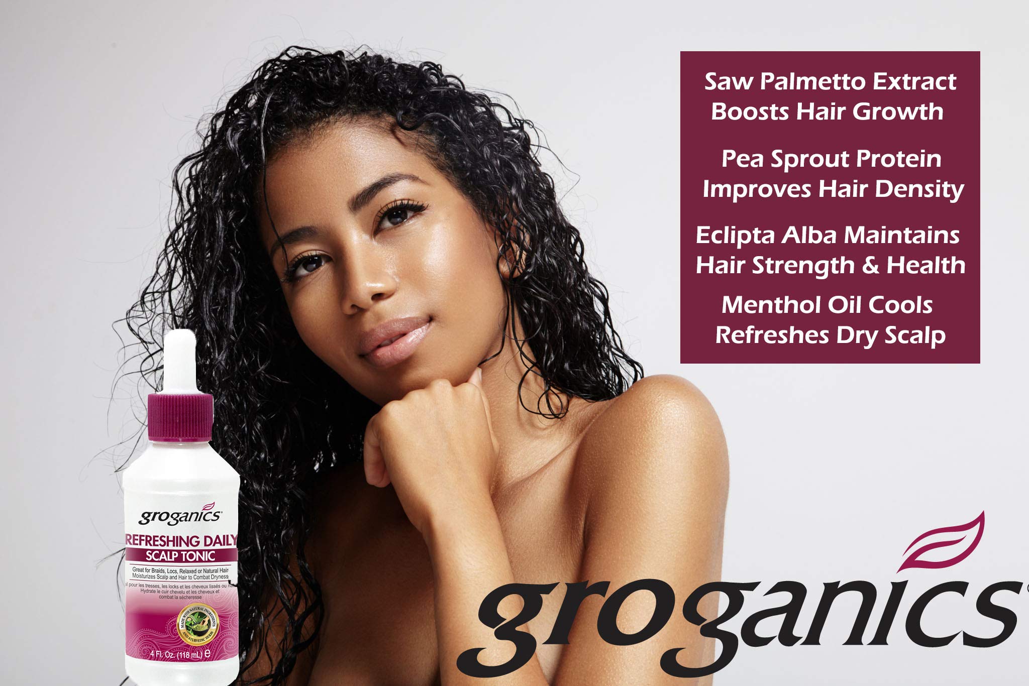 Groganics Refreshing Daily Scalp Tonic – 4 fl oz