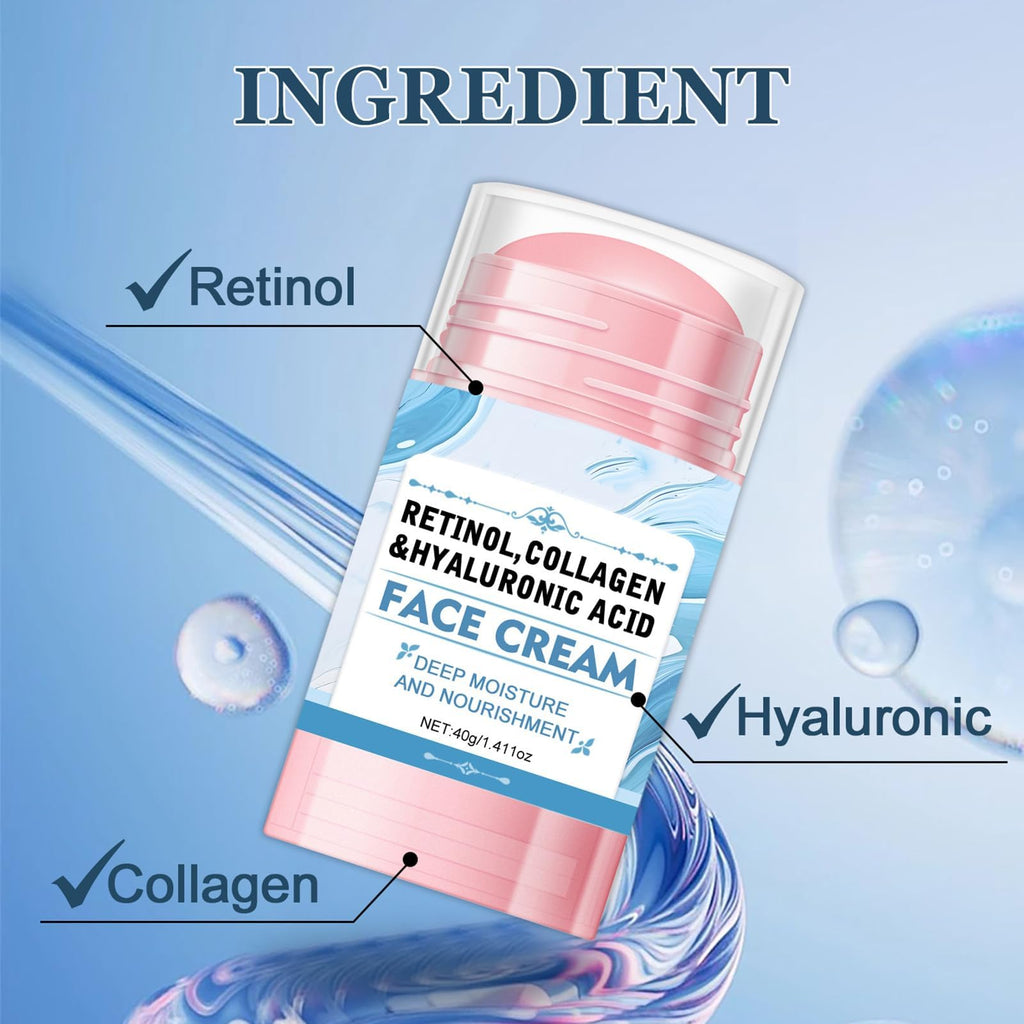 Grospe Face Balm Stick – Retinol, Collagen & Hyaluronic Hydration (1.41 oz)