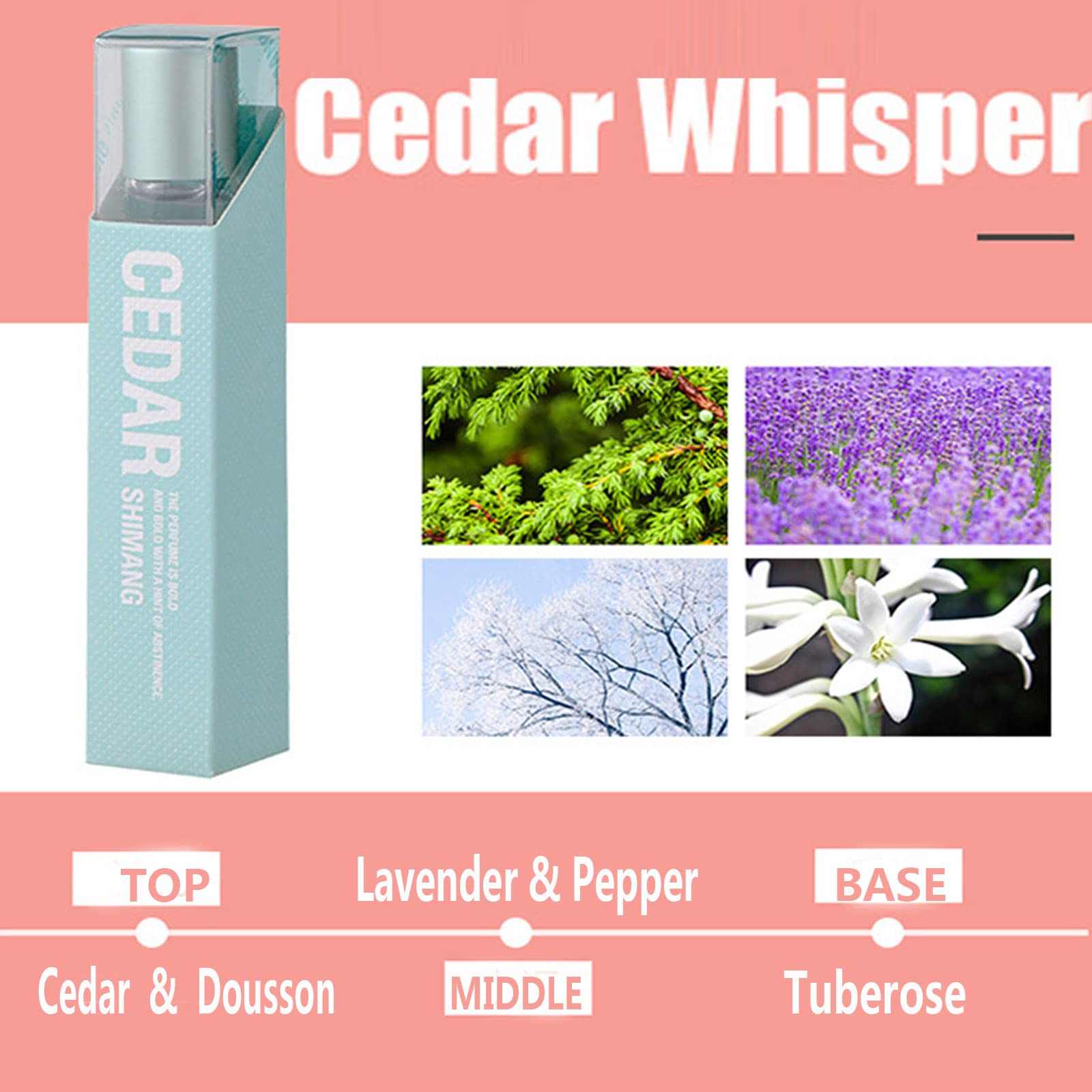 Grospe 4Pcs Eau de Parfum Roll-On — Alcohol-Free Floral Fruit Fragrances, 10 ml